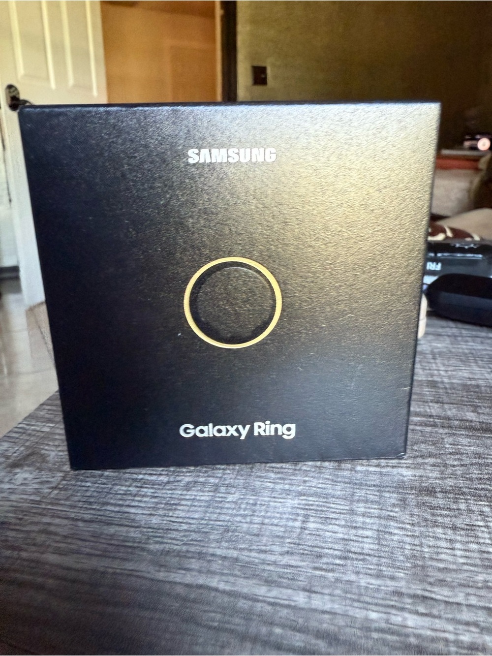 Samsung Galaxy Ring Box - Titanium Gold size 8 Never Used✨✨